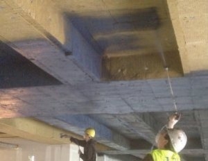Dampscherm op isolatie